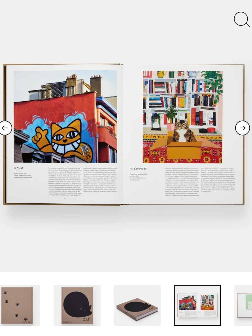 Cat Book Phaidon Brand New 232 Pages with Illustrations - Picture 4 of 9